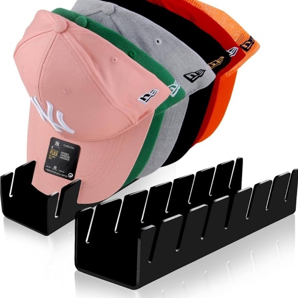 New Era Other - Hat Stand for Baseball Caps, 2 Pcs No Install Acrylic (058)